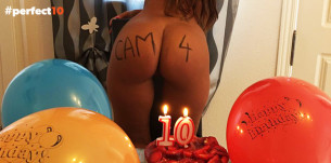 #Perfect10 – Mira la galería del cumpleaños porno de CAM4!