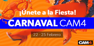 Estás invitado al Carnaval Porno de CAM4 con shows con disfraces sexy ♠