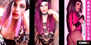 Puro placer en webcam con la caliente travesti italiana KarenDolly8, reina del cross-dressing!