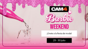 ¡Vive tu fantasía Barbie este fin de semana en Cam4!